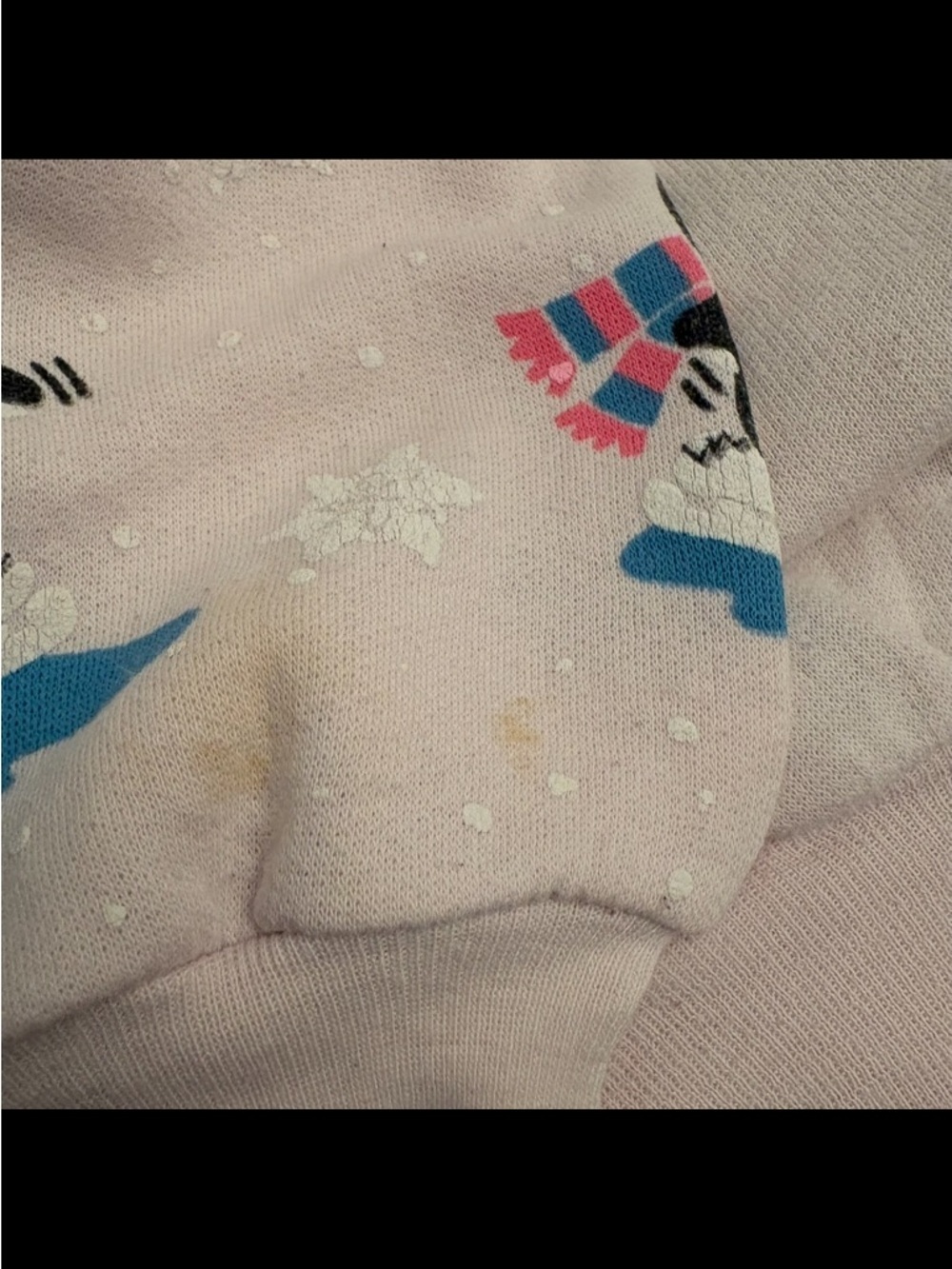 Vintage sweater Penguins playing in snow kitschy cute - Picture 13 of 16